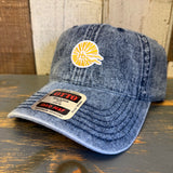 Hermosa Beach CLASSIC LOGO 6 Panel Low Profile Dad Hat - Deep Navy Denim