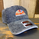 Hermosa Beach MUY HERMOSA :: COASTAL EDITION 6 Panel Low Profile Dad Hat - Deep Navy Denim
