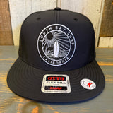 SOUTH BAY SURF CALIFORNIA (Black Patch) 6 Panel Snapback Hat Cap - Black