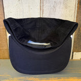 SURF HERMOSA :: OPEN DAILY Premium 5-Panel Corduroy Hat - Black/White Rope
