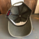 Hermosa Beach AS REAL AS THE STREETS - 6 Panel Low Profile Style Dad Hat with Velcro Closure - Olive Green