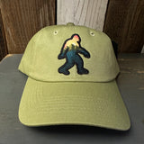 BIGFOOT ADVENTURE 6 Panel Low Profile Dad Hat - Desert Green by Brist