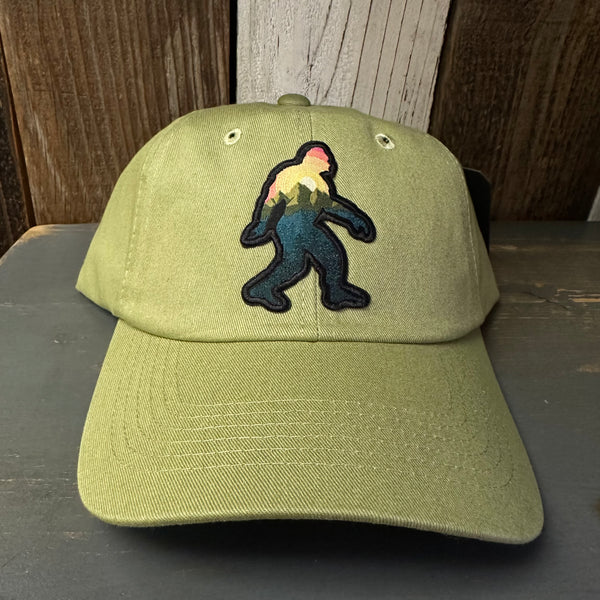 BIGFOOT ADVENTURE 6 Panel Low Profile Dad Hat - Desert Green by Brist