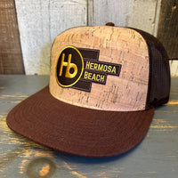 Hermosa Beach THE NEW STYLE Cork Trucker Hat - Brown/Cork