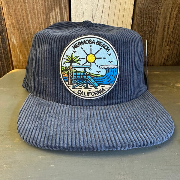 Hermosa Beach SHOREFRONT Vintage Corduroy Hat - Blue