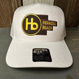 Hermosa Beach THE NEW STYLE - 5 Panel Mid Profile Mesh Back Trucker Hat - White