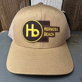 Hermosa Beach THE NEW STYLE - 6 Panel Trucker Hat - Camel/Khaki
