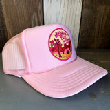 JOSHUA TREE NATIONAL PARK High Crown Trucker Hat - Pink
