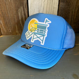 Hermosa Beach LIFEGUARD TOWER High Crown Trucker Hat- Col. Blue