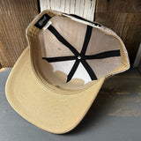 SOUTH BAY SURF (Multi Color Patch) - 6 Panel Trucker Hat - Camel/Khaki