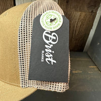 SOUTH BAY SURF (Multi Color Patch) - 6 Panel Trucker Hat - Camel/Khaki