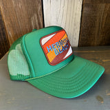 Hermosa Beach GOLF CARTS & YOGA PANTS High Crown Trucker Hat - Kelly Green