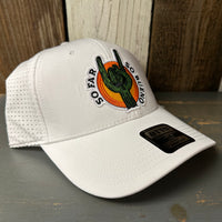 SO FAR :: SO BUENO - 6 Panel Low Profile Baseball Cap - White
