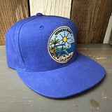 Hermosa Beach SHOREFRONT 6 Panel Mid Profile Baseball Cap - Royal Blue