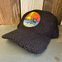 Hermosa Beach OBLIGATORY SUNSET Sherpa Cap - Black