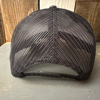 Hermosa Beach THE NEW STYLE 6 Panel Low Profile Trucker Hat - Camo/Black