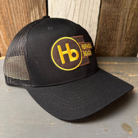 Hermosa Beach THE NEW STYLE - 6 Panel Trucker Hat - Black