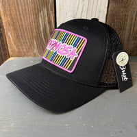 Hermosa Beach HERMOSA '84 - 6 Panel Trucker Hat - Black