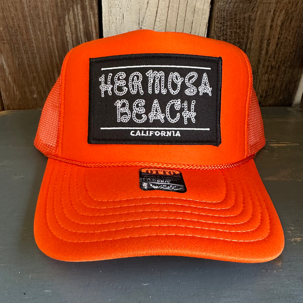 Hermosa Beach ROPER Trucker Hat - Orange