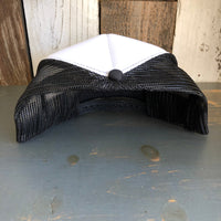 Hermosa Beach MUY HERMOSA Trucker Hat - Black/White/Black