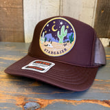 STARGAZER High Crown Trucker Hat - Brown