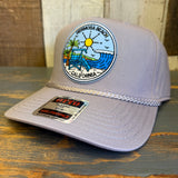 Hermosa Beach SHOREFRONT 5 Panel Mid Profile Baseball Cap - Grey
