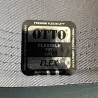 SOUTH BAY SURF (Navy Colored Patch) :: "OTTO FLEX" 6 Panel Low Profile Mesh Back Trucker Hat - Midnight Camo