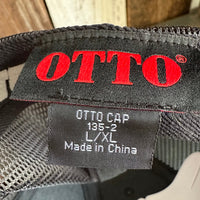 Hermosa Beach OBLIGATORY SUNSET :: "OTTO FLEX" 6 Panel Low Profile Mesh Back Trucker Hat - Midnight Camo