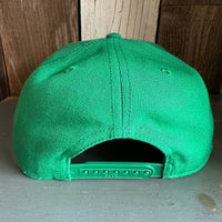 Hermosa Beach FIESTA FOREVER :: 6-Panel Mid Profile Snapback Hat - Kelly Green