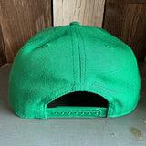 Hermosa Beach SUNBEAMS :: 6-Panel Mid Profile Snapback Hat - Kelly Green