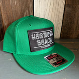 Hermosa Beach ROPER :: 6-Panel Mid Profile Snapback Hat - Kelly Green