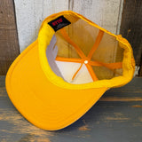 I ROCK, SILENTLY :: Trucker Hat - Gold