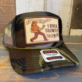 I ROCK, SILENTLY :: Trucker Hat - Full Camouflage