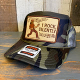 I ROCK, SILENTLY :: Trucker Hat - Full Camouflage