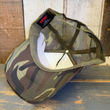 I ROCK, SILENTLY :: Trucker Hat - Full Camouflage