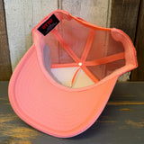 Hermosa Beach THE MECCA OF BEACH VOLLEYBALL Trucker Hat - Coral