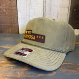 Hermosa Beach HERMOSA AVE Corduroy Baseball Cap - Olive Green