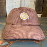 Hermosa Beach CLASSIC LOGO Corduroy Dad Hat - Java