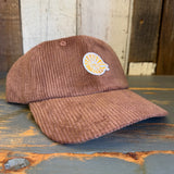Hermosa Beach CLASSIC LOGO Corduroy Dad Hat - Java