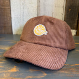 Hermosa Beach CLASSIC LOGO Corduroy Dad Hat - Java