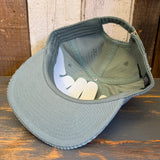 Hermosa Beach LIFEGUARD TOWER Corduroy Hat - Sage Green