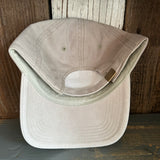 Hermosa Beach MUY HERMOSA :: COASTAL EDITION MINI 6 Panel Low Profile Style Dad Hat - Stone