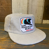 SURF MANHATTAN BEACH :: OPEN DAILY Corduroy Field Trip Hat - Wolf Grey