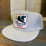 SURF MANHATTAN BEACH :: OPEN DAILY Corduroy Field Trip Hat - Wolf Grey