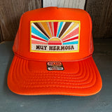 Hermosa Beach MUY HERMOSA Trucker Hat - Orange