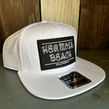 Hermosa Beach ROPER 6 Panel Mid Profile Snapback Hat - White