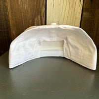 Hermosa Beach LIFEGUARD TOWER 6 Panel Mid Profile Snapback Hat - White