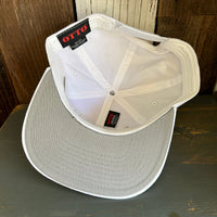 Hermosa Beach FIESTA 6 Panel Mid Profile Snapback Hat - White