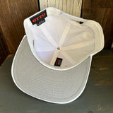 Hermosa Beach FIESTA 6 Panel Mid Profile Snapback Hat - White