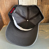 Hermosa Beach SKATEBOARDING WAS NEVER A CRIME Premium 6-Panel Snapback Hat - Heathered Black